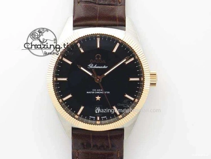 0414 Vintage Seamaster 300 Date T SS B12 Black Dial On Brown Leather Strap A2836 (Free Nylon Strap) WeatherProof 7911